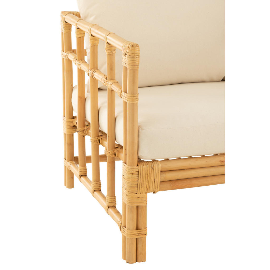 Thumbnail - J-Line Sofa, Natur, Naturmaterialien, 73x64x67 cm, Wohnzimmer, Sofas & Couches, Sofas
