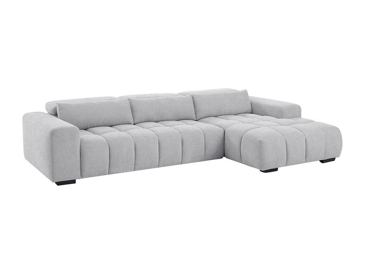 SOFA - 5 Personen - stoff - grau Loponza - Grau, Kunststoff/Textil (312/68/183cm) - Vente-Unique