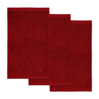GÄSTETUCH SUPERWUSCHEL 3ER PACK - Rot, Textil (30/50cm) - MÖVE