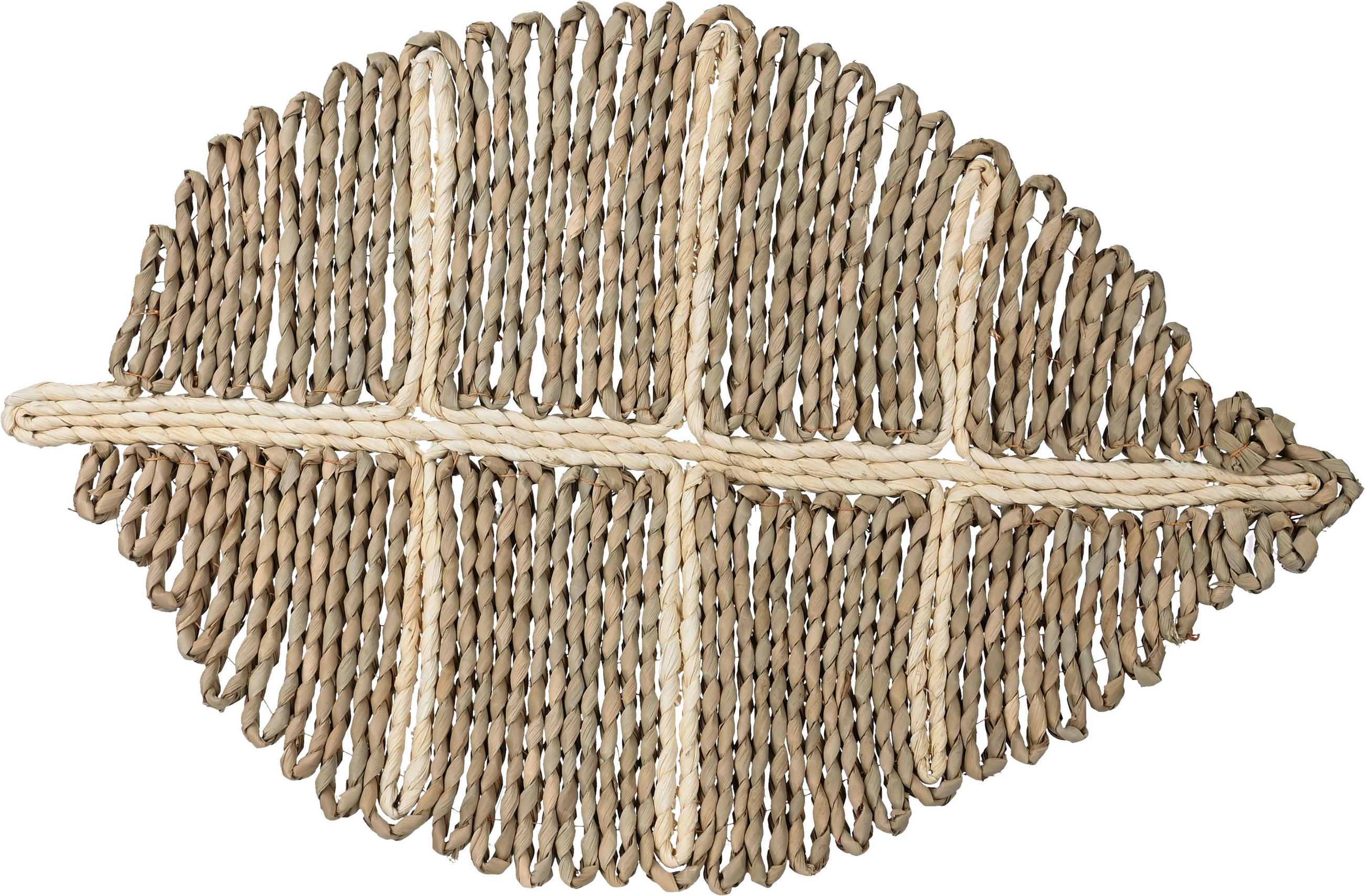 DEKOBLATT Leaf in Naturfarben - Naturfarben, Naturmaterialien (1.5cm) - Mömax