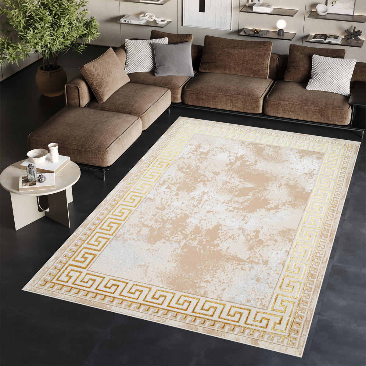 TEPPICH ARES Beige Creme 300/400 cm - Beige/Creme, Kunststoff (300/400cm) - Tapiso