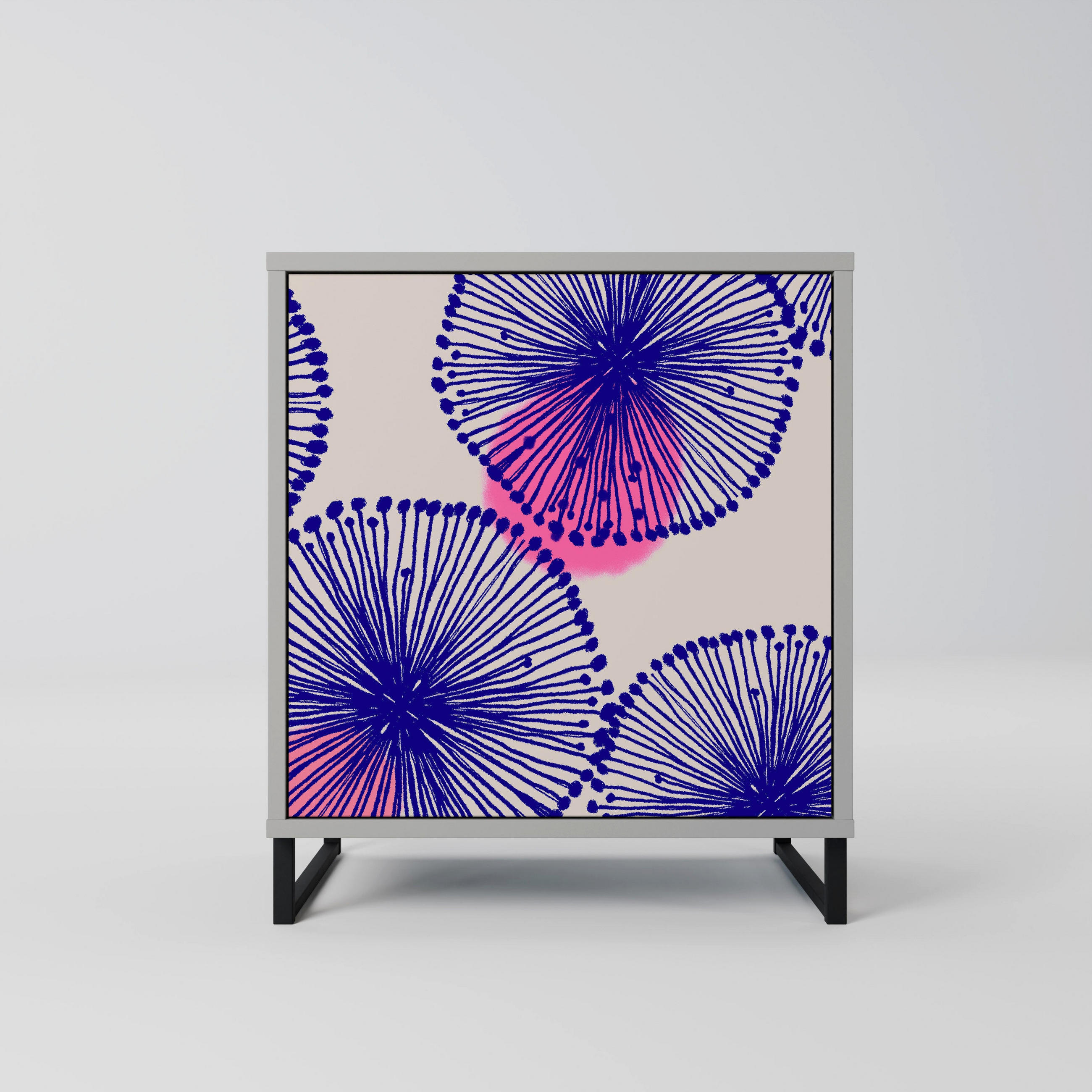 SpaceRebels Sideboard Grau 57.5x67.5x42 cm