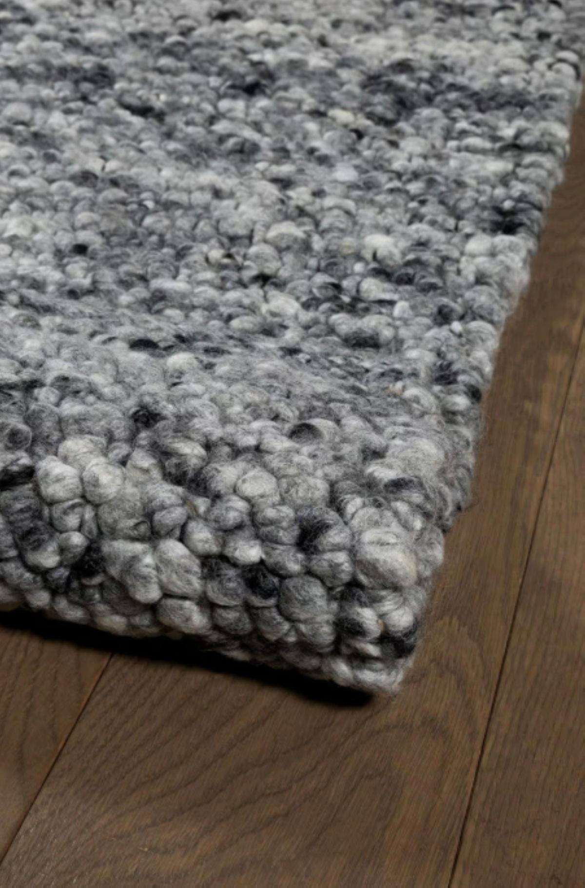 TEPPICH Wohn-/Schlafzimmer Wolle SHEPERD Grau 170x240 cm - Grau, Naturmaterialien (170/240cm) - Novatrend