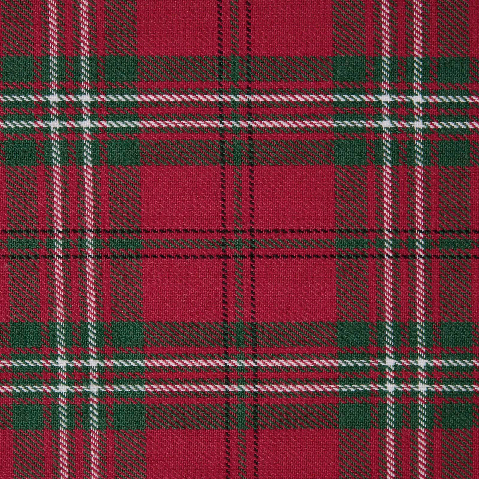 BAUMWOLLSTOFF Meterware Schottenkaro Edward rot-grün, 150 cm - Rot, Textil (150/100cm) - Homescapes