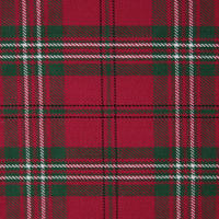 BAUMWOLLSTOFF Meterware Schottenkaro Edward rot-grün, 150 cm - Rot, Textil (150/100cm) - Homescapes