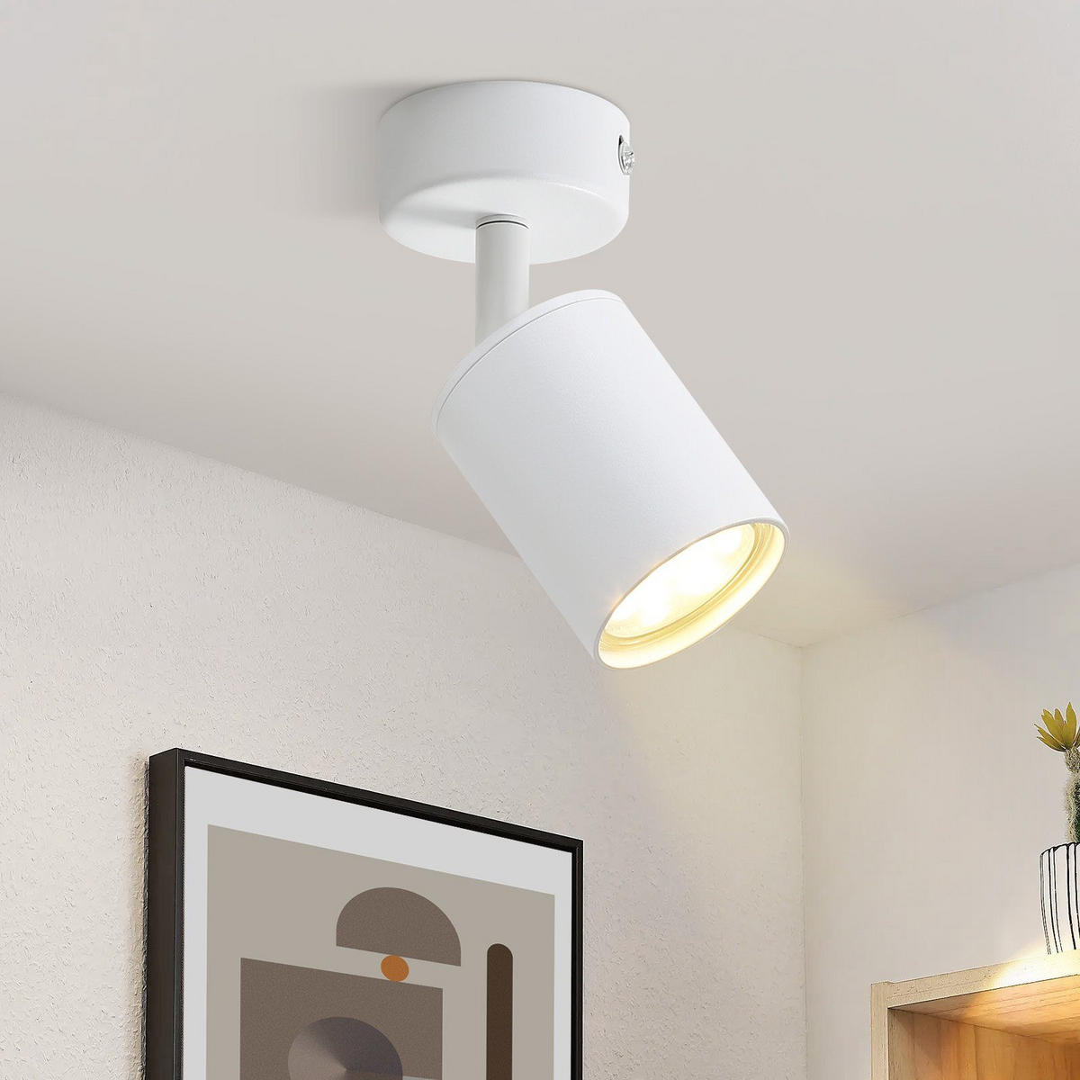 STRAHLER Freiheit 1-flammig 6/6/14 cm - Weiß, Metall (6/6/14cm) - Nettlife