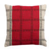 DEKOKISSEN Zeff Eden grosielle 45 x 45 cm - Rot, Textil (45/45cm) - Vivaraise