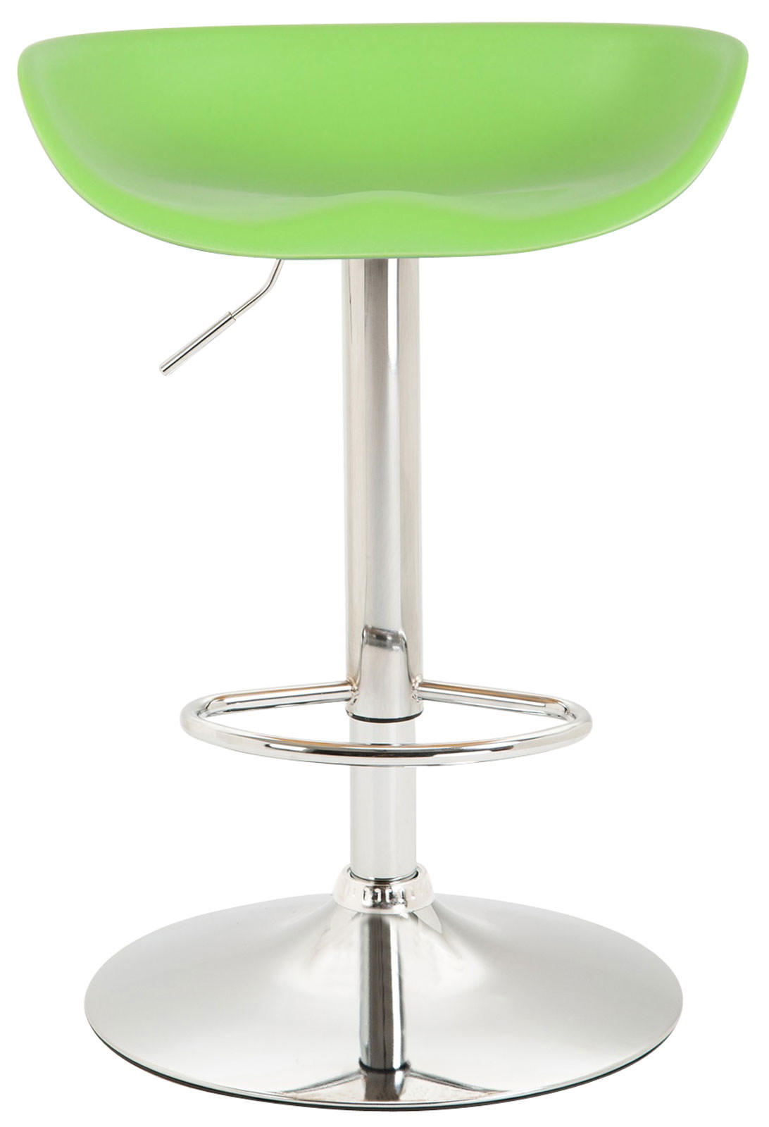 BARHOCKER Kunststoff grün - Chromfarben/Grün, Kunststoff/Metall (52/67/43cm) - CLP
