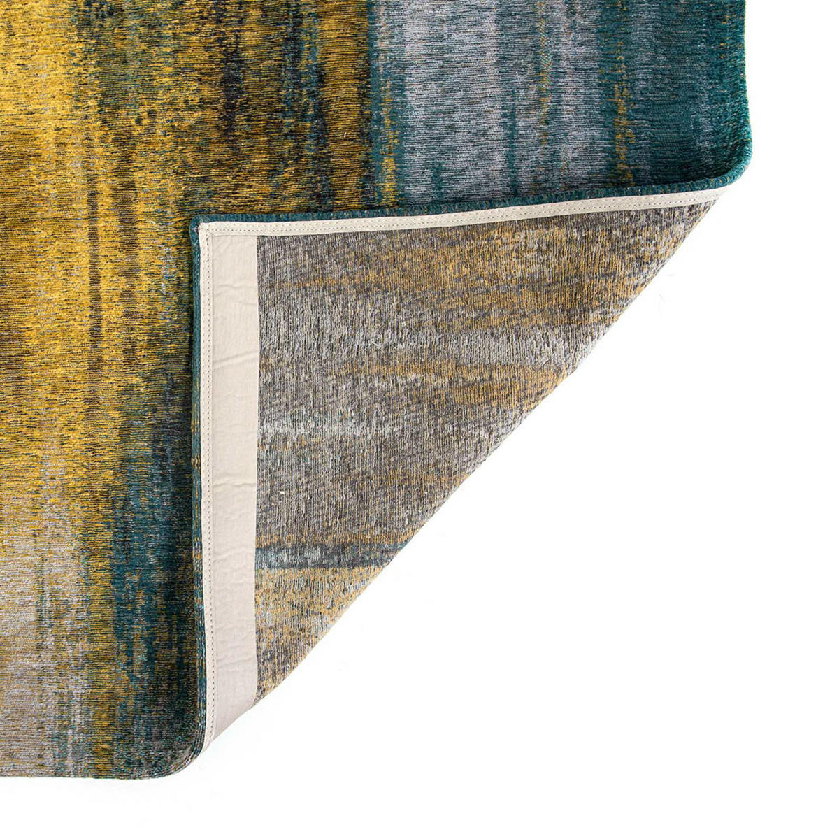 TEPPICH Nymphea Blue Atlantic 240/340 cm - Multicolor, Textil (240/340cm) - Louis De Poortere