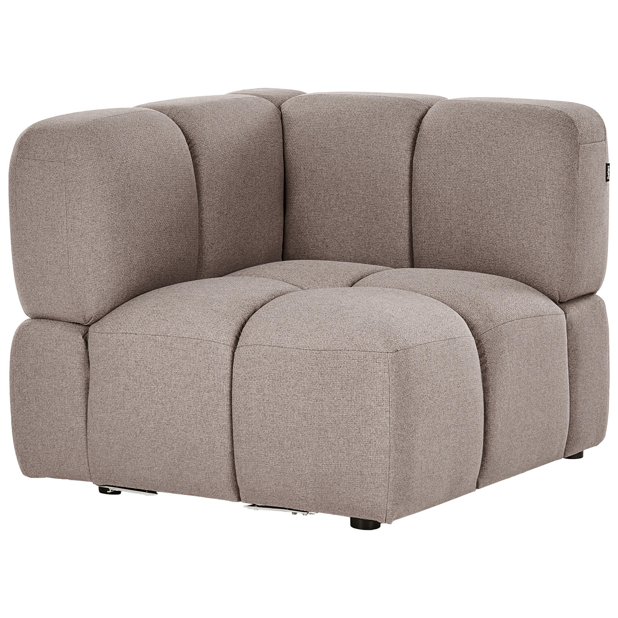 Beliani Eckmodul Taupe 87x74x87 cm