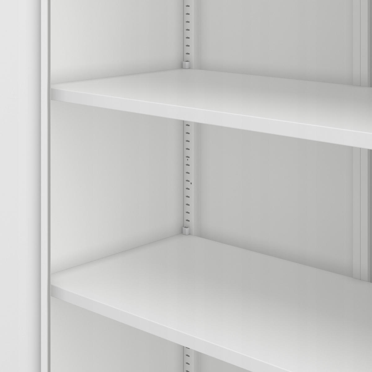 AKTENSCHRANK Jan Compact - Weiß, Metall (80/175/40cm) - Jan Nowak