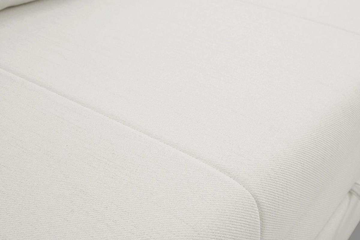 SCHLAFSOFA Diego creme - Creme/Schwarz, Kunststoff/Textil (221/90/91cm) - Selsey