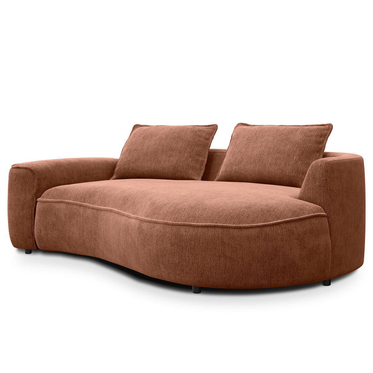 2,5-SITZER SOFA - Beige, Textil (217/82/156cm) - home24