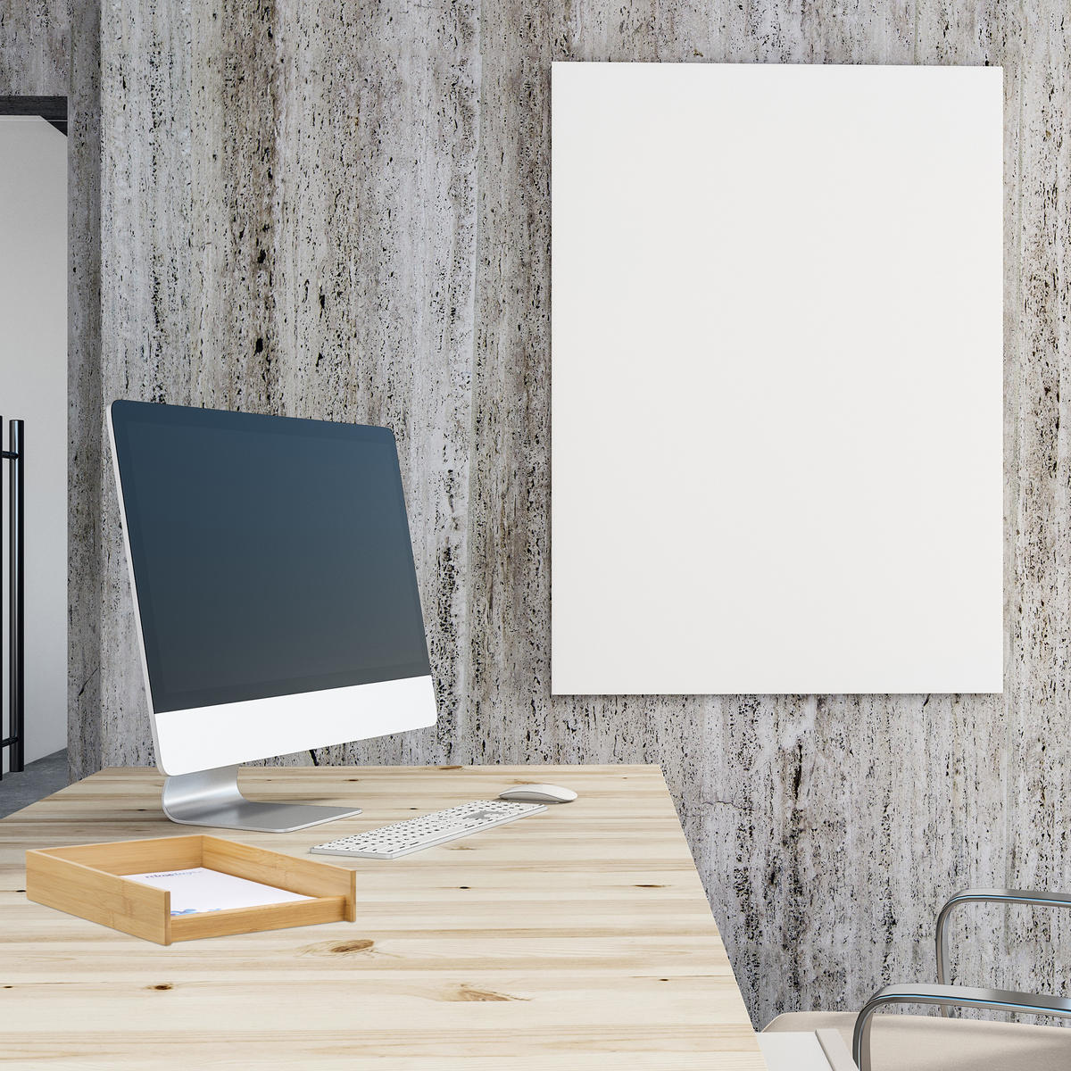 ULOŽENIE dokumentov - svetlohnedá, drevo/kompozitné drevo (25/6/33cm) - Relaxdays