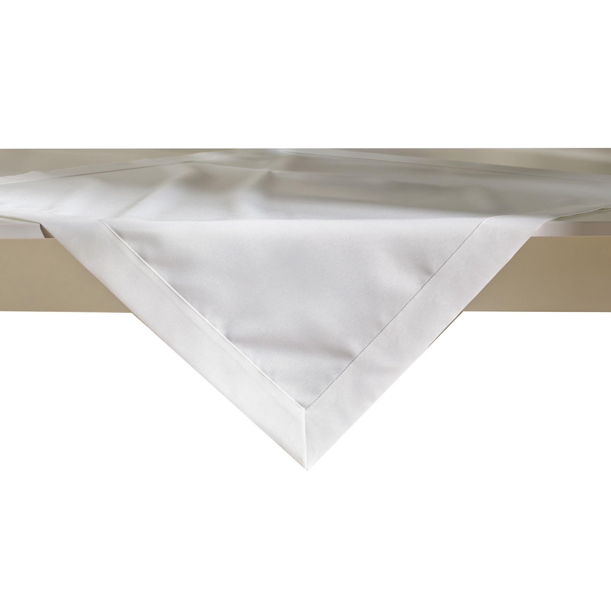 TISCHDECKE Lumiere3 - Weiß, Textil (80/80/1cm) - home&you