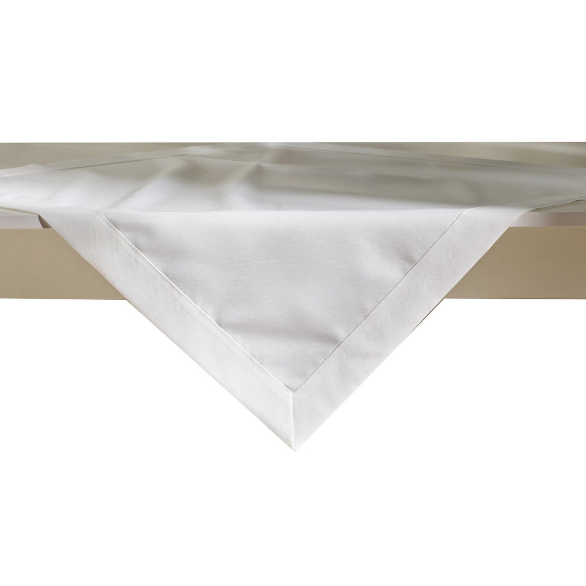 TISCHDECKE Lumiere3 - Weiß, Textil (80/80/1cm) - home&you