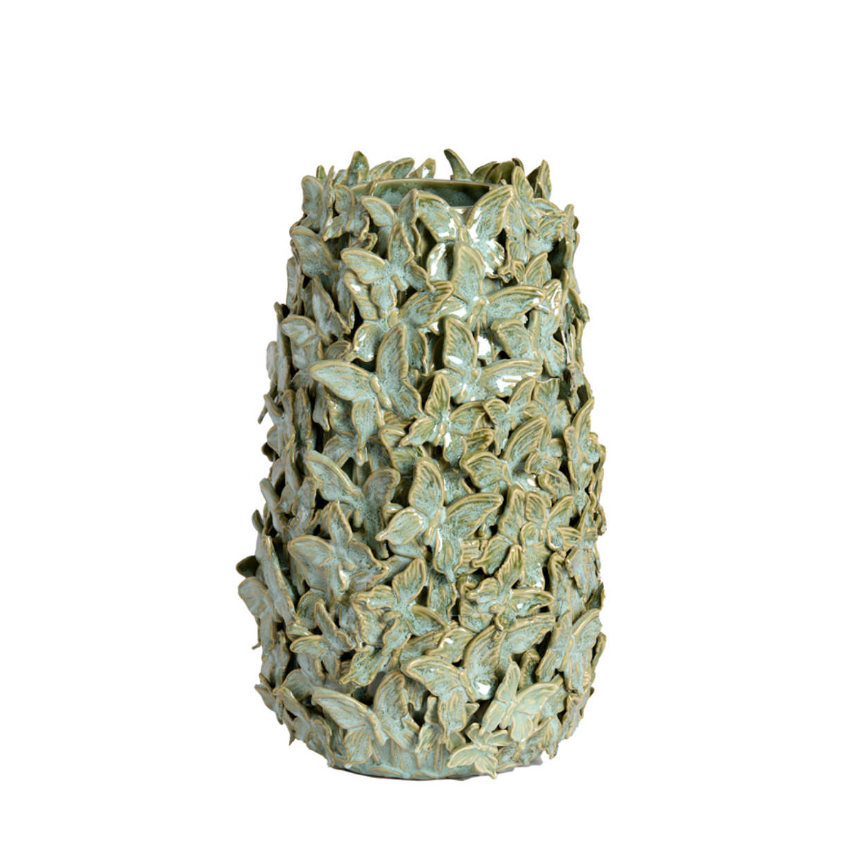 Light & Living Vase Grün 36.5 cm