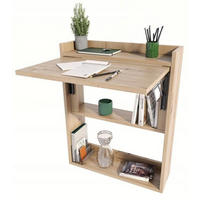 SCHREIBTISCH Klappbarer Wandregal Artisan Eiche 70/20/85 cm - Eiche Artisan, Holzwerkstoff (20/70/85cm) - Matkam Möbel