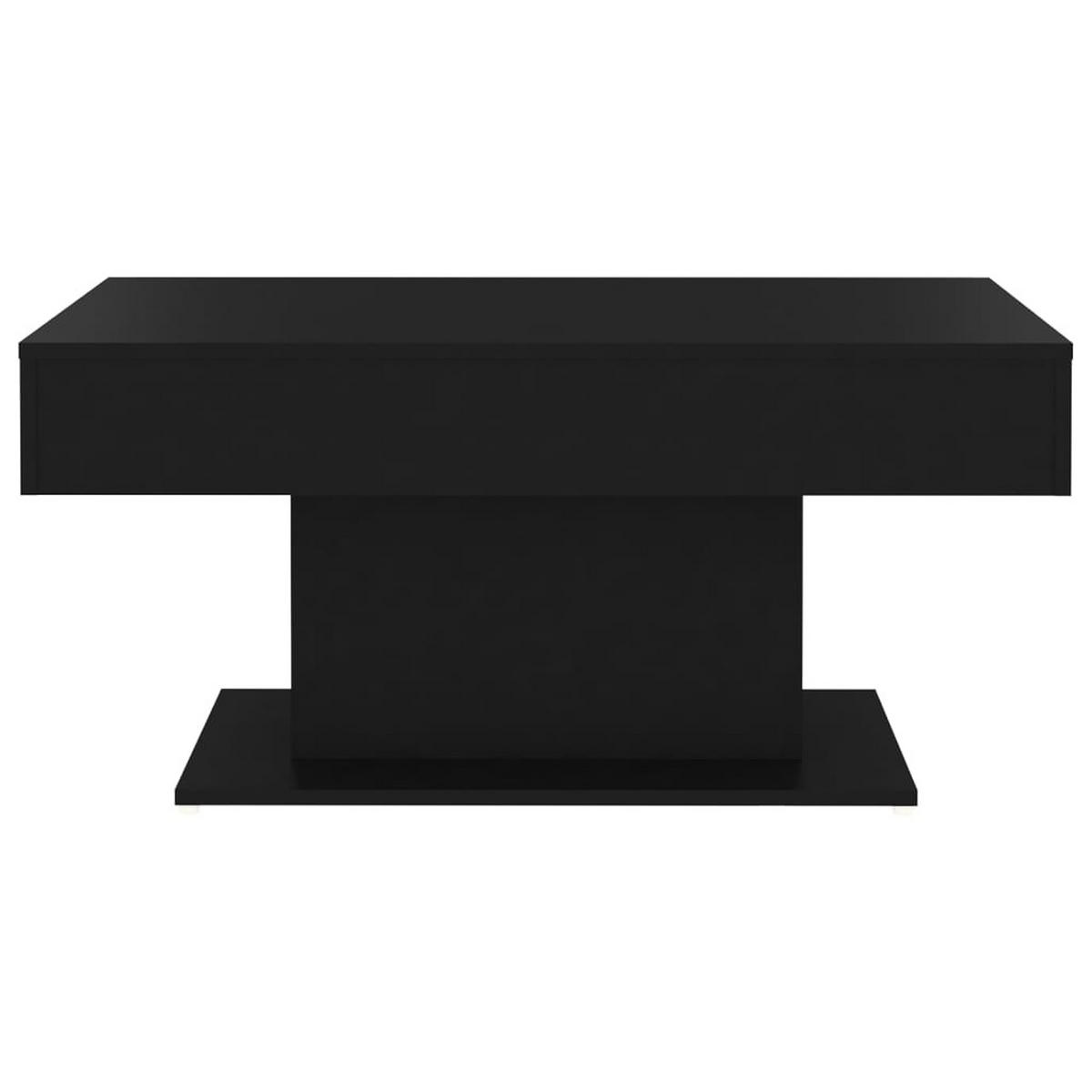 COUCHTISCH Schwarz 96x50x45 cm Holzwerkstoff - Schwarz, Holzwerkstoff (96/50/45cm) - furnicato