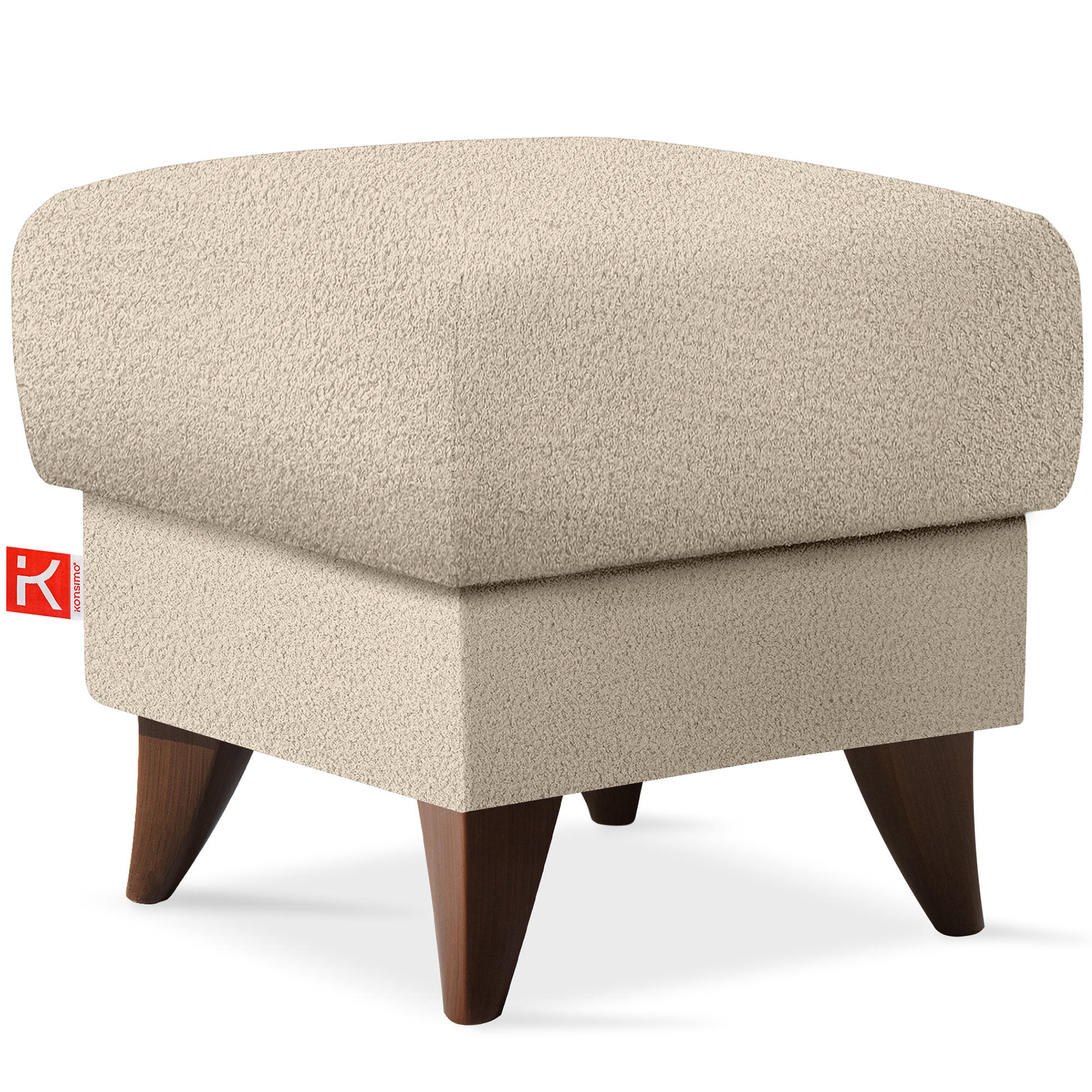 Konsimo® Hocker Creme 53x49x53 cm