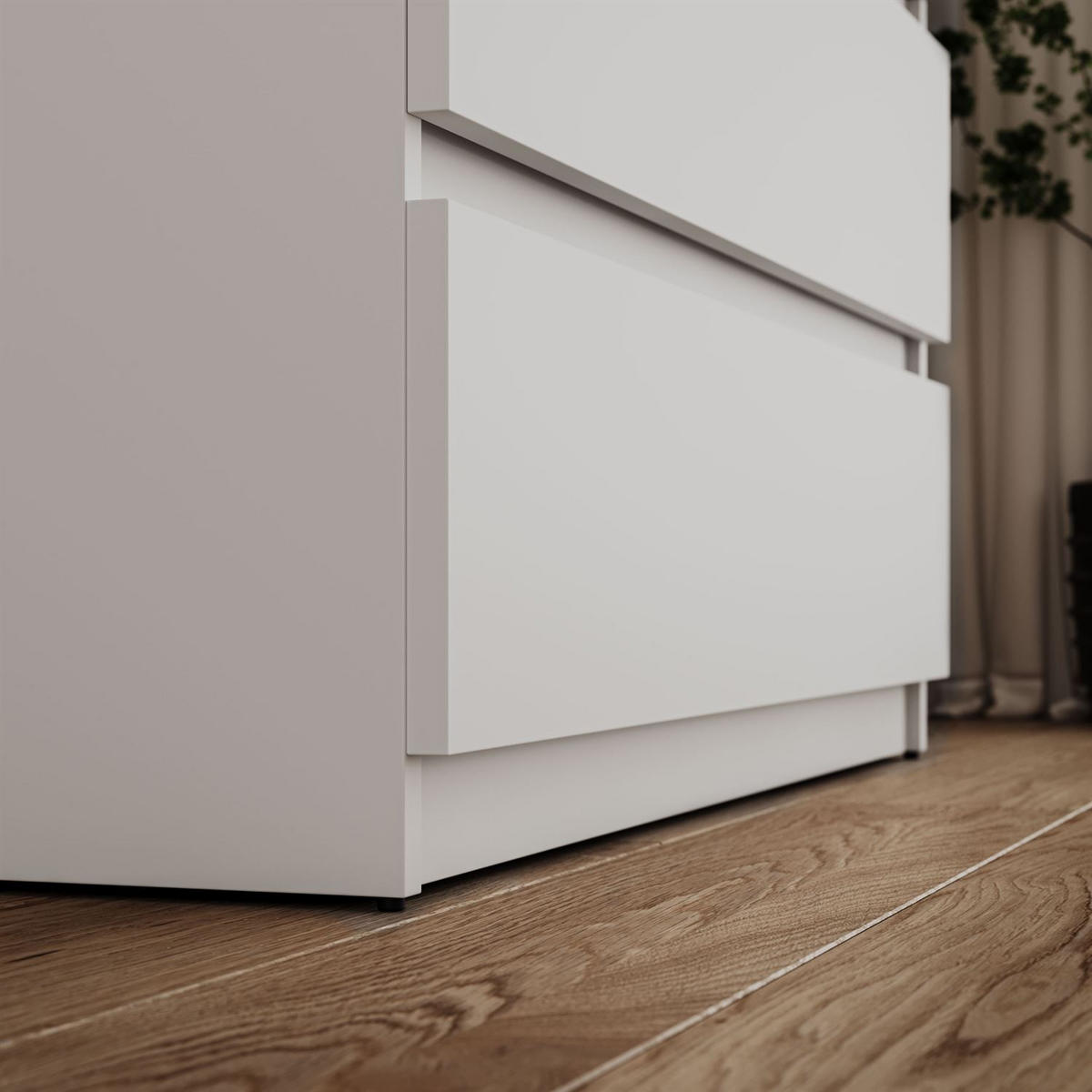 Schrank HANA SS-90 Weiß - Weiß, Holzwerkstoff (90/180/50cm) - Lookway