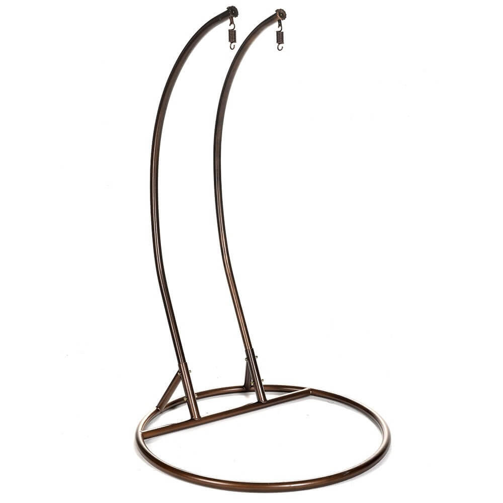 HÄNGESESSEL TORUS - Farbe: Braun - Schwarz, Metall (120/195/120cm) - Home Deluxe