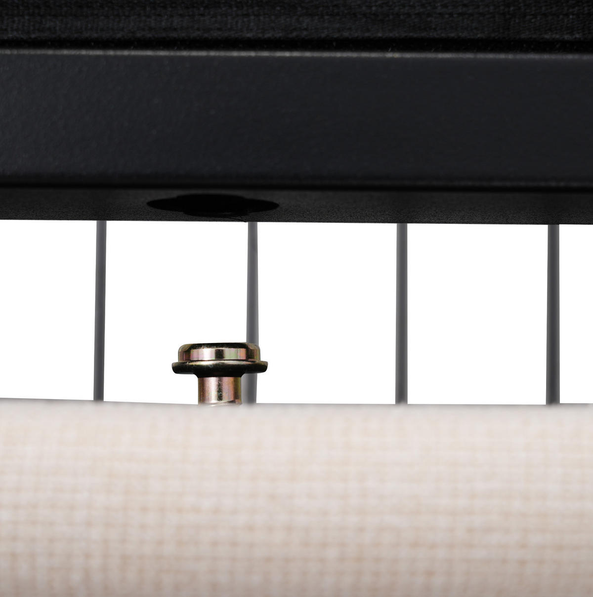POLSTERBETT aus Holz 140x200 cm in Beige mit LED-Beleuchtung & 4 Schubladen - Beige, Holzwerkstoff (140/200cm) - Modfu