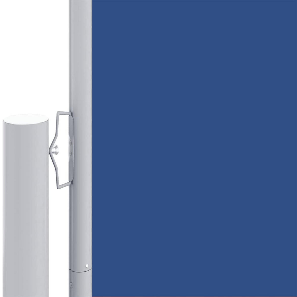 SEITENMARKISE Ausziehbar Blau 200x1000 cm - Blau, Textil (1000/200/1000cm) - furnicato
