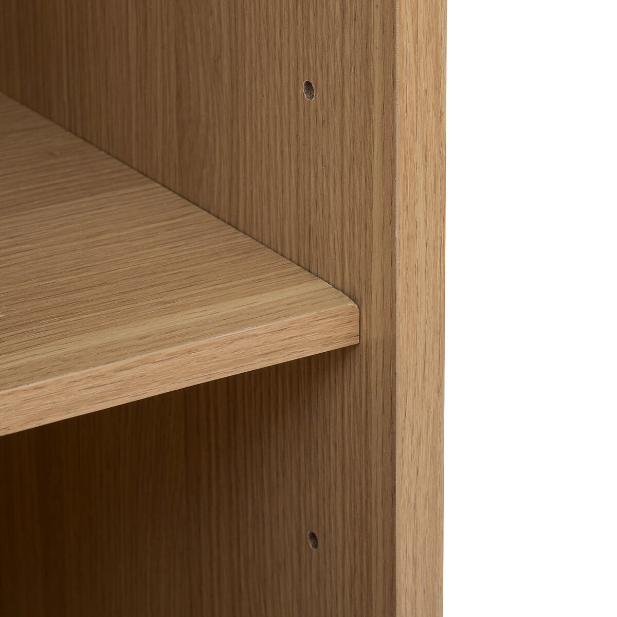 BADEZIMMERSCHRANK Tasso 33/28/168 cm - Braun, Holzwerkstoff (28/168/33cm) - 5five Simply Smart