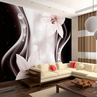 VLIESTAPETE Rosa 100/70 cm - Pink/Schwarz, Textil (100/1cm) - KUNSTLOFT
