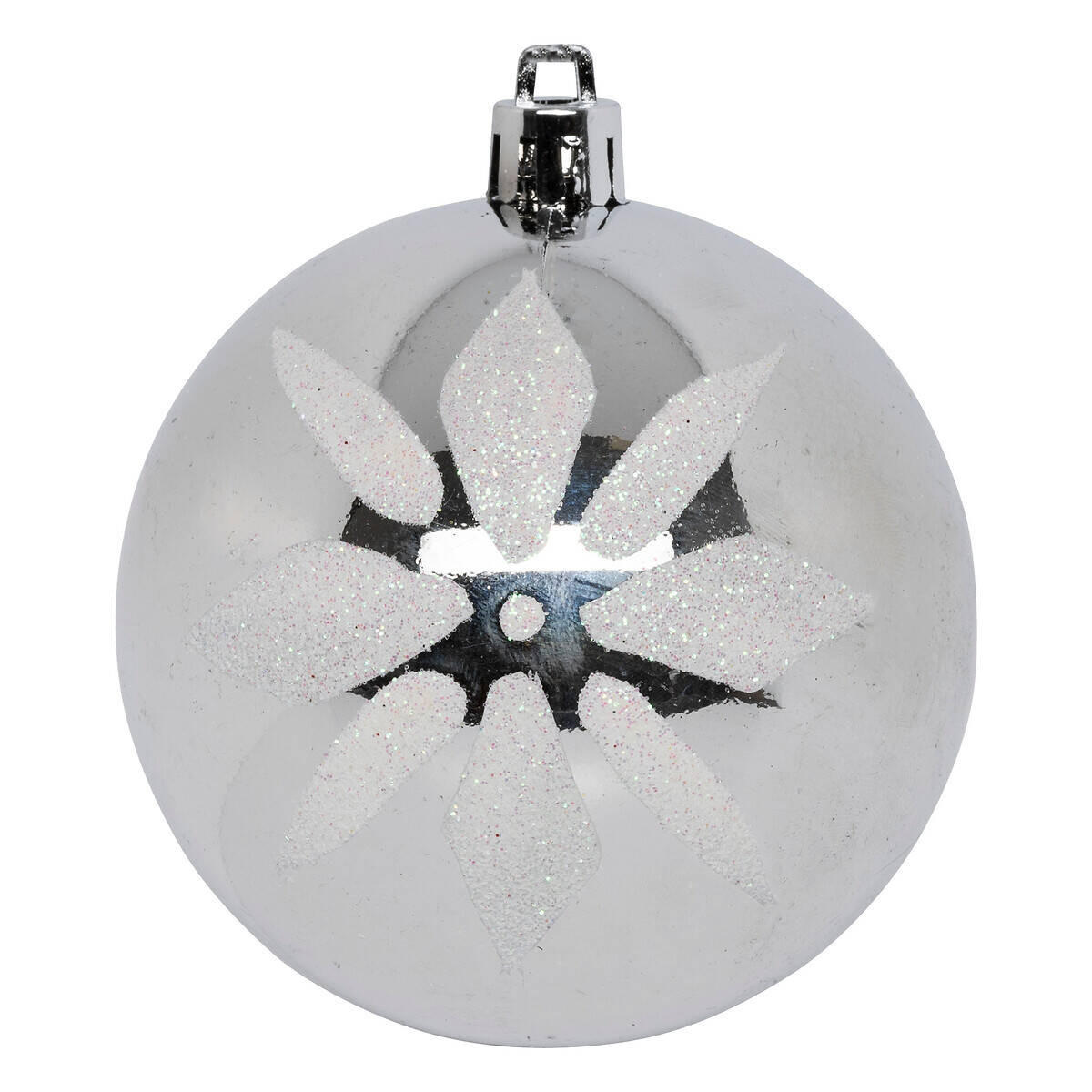 WEIHNACHTSKUGELN Silbern Ø 8 cm - Silberfarben, Kunststoff (8/9.2/8cm) - Atmosphera Createur d´interieur