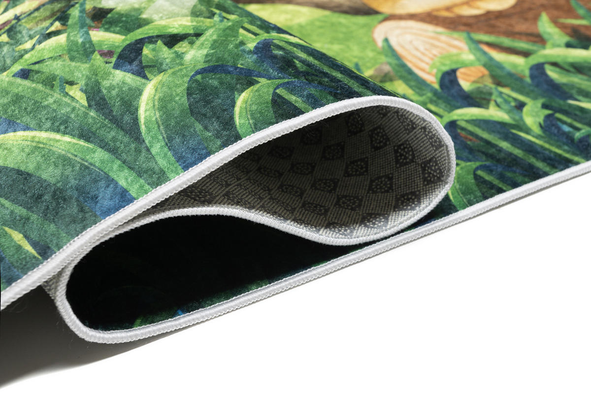 TEPPICH EMMA Hellblau 140/200 cm - Hellblau, Kunststoff (140/200cm) - Tapiso