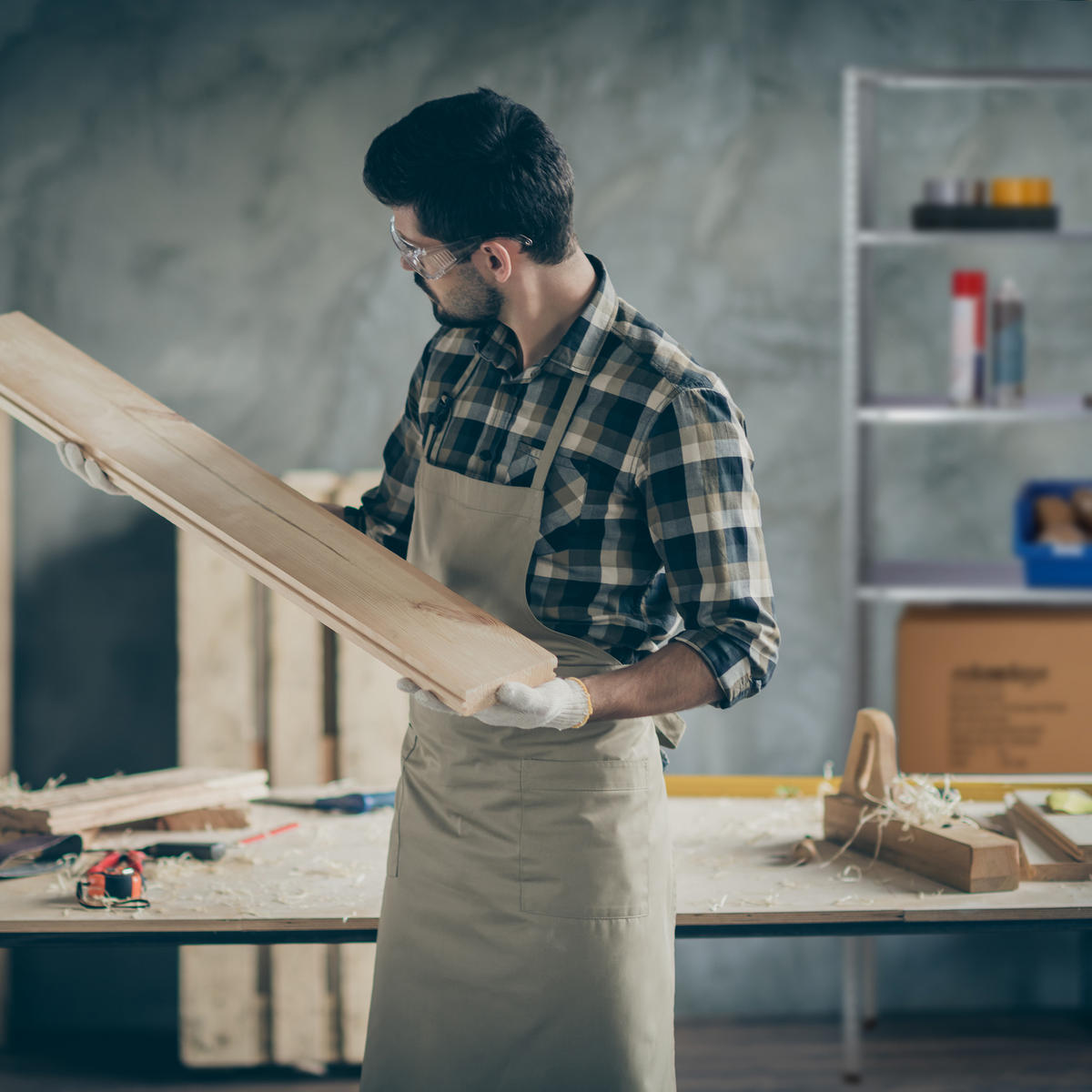 SCHWERLASTREGAL - Silberfarben, Metall (100/185/30cm) - Relaxdays