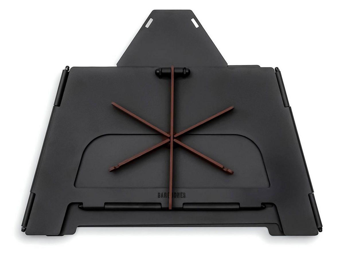 CAMPINGKOCHER Flatbrook Folding Stove faltbar mit Tasche - Schwarz, Metall (38/2.5/29.5cm) - BAREBONES