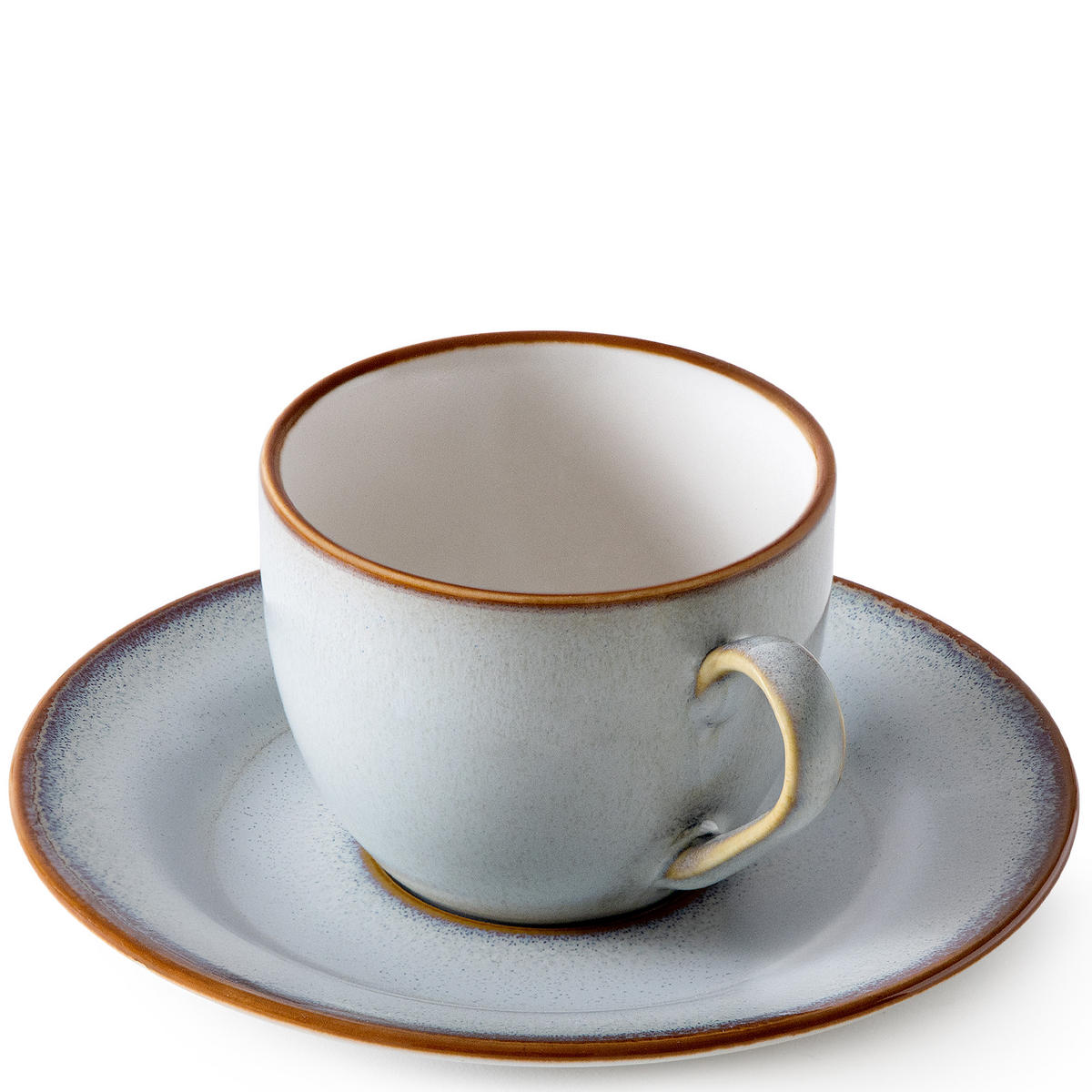 UNTERTASSEN-SET PORTOFINO 6-tlg - Blaugrau, Keramik (12.5cm) - Ritzenhoff Breker