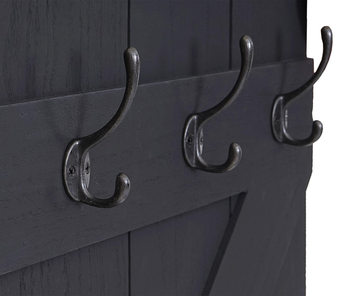 WANDGARDEROBE Grau - Grau, Holz (60/91/10cm) - MCW