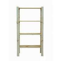 HOLZREGAL PINEPEAK 150x80x38cm 4 Fachboden 1,2cm dickes Kiefernholz Natur - Naturfarben, Holz (80/150/38cm) - PROREGAL