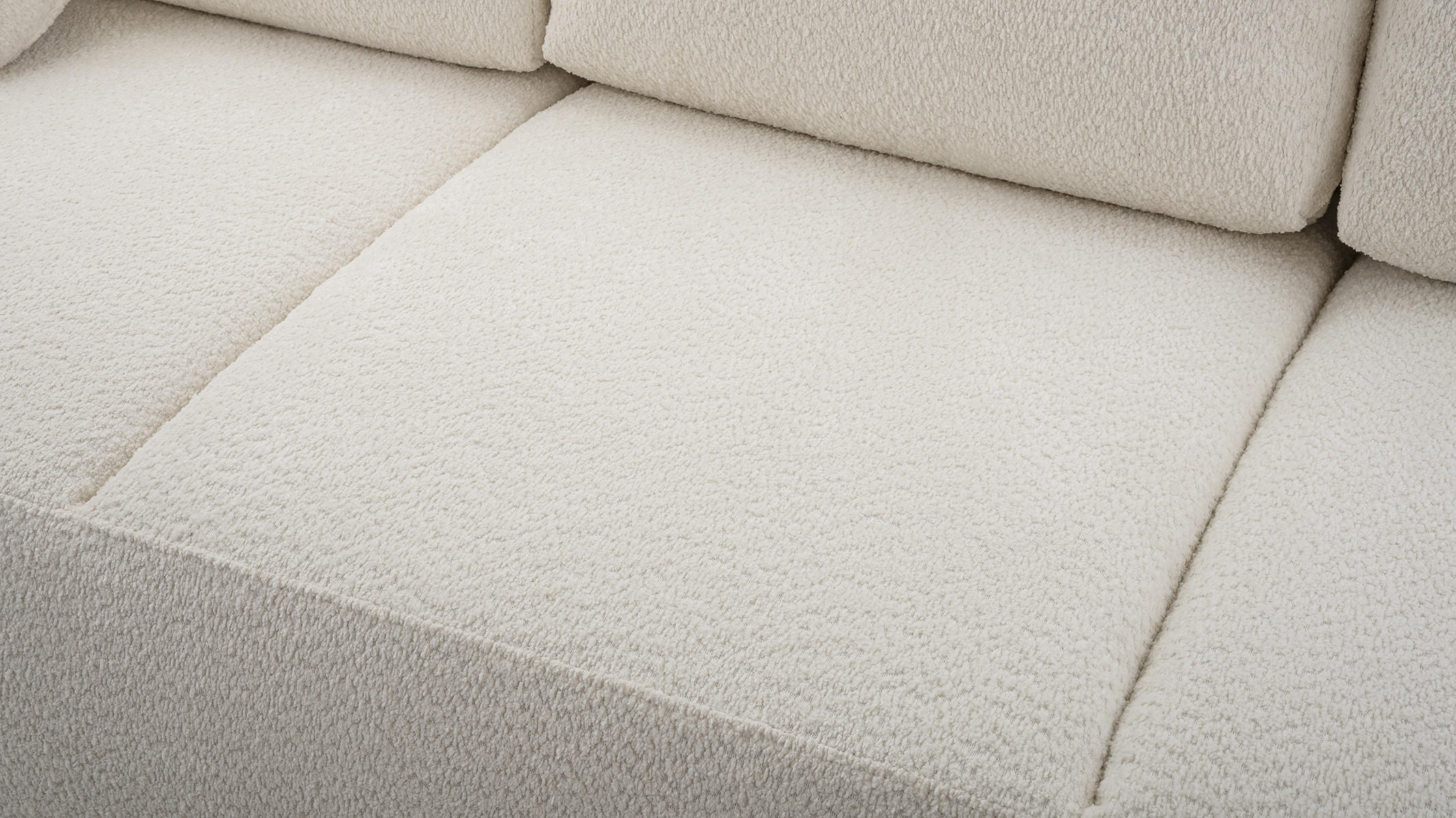 Thumbnail - Luxkor24 Sofa, Beige, Textil, 248x94x110 cm, Wohnzimmer, Sofas & Couches, Schlafsofas