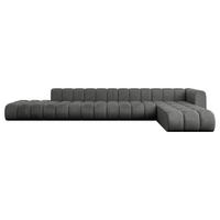 ECKSOFA modulares Sofa Zuvon-L3 - 478x177x70 cm Dunkelgrau - Dunkelgrau, Holzwerkstoff/Textil (478/177cm) - ALTDECOR