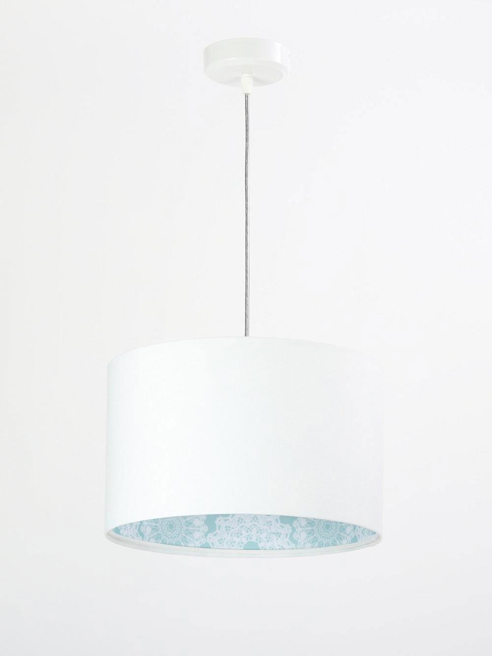 HÄNGELEUCHTE Blau 30/20 cm - Blau/Weiß, Kunststoff (30/0.45/20cm) - ONZENO