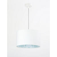 HÄNGELEUCHTE Blau 30/20 cm - Blau/Weiß, Kunststoff (30/0.45/20cm) - ONZENO