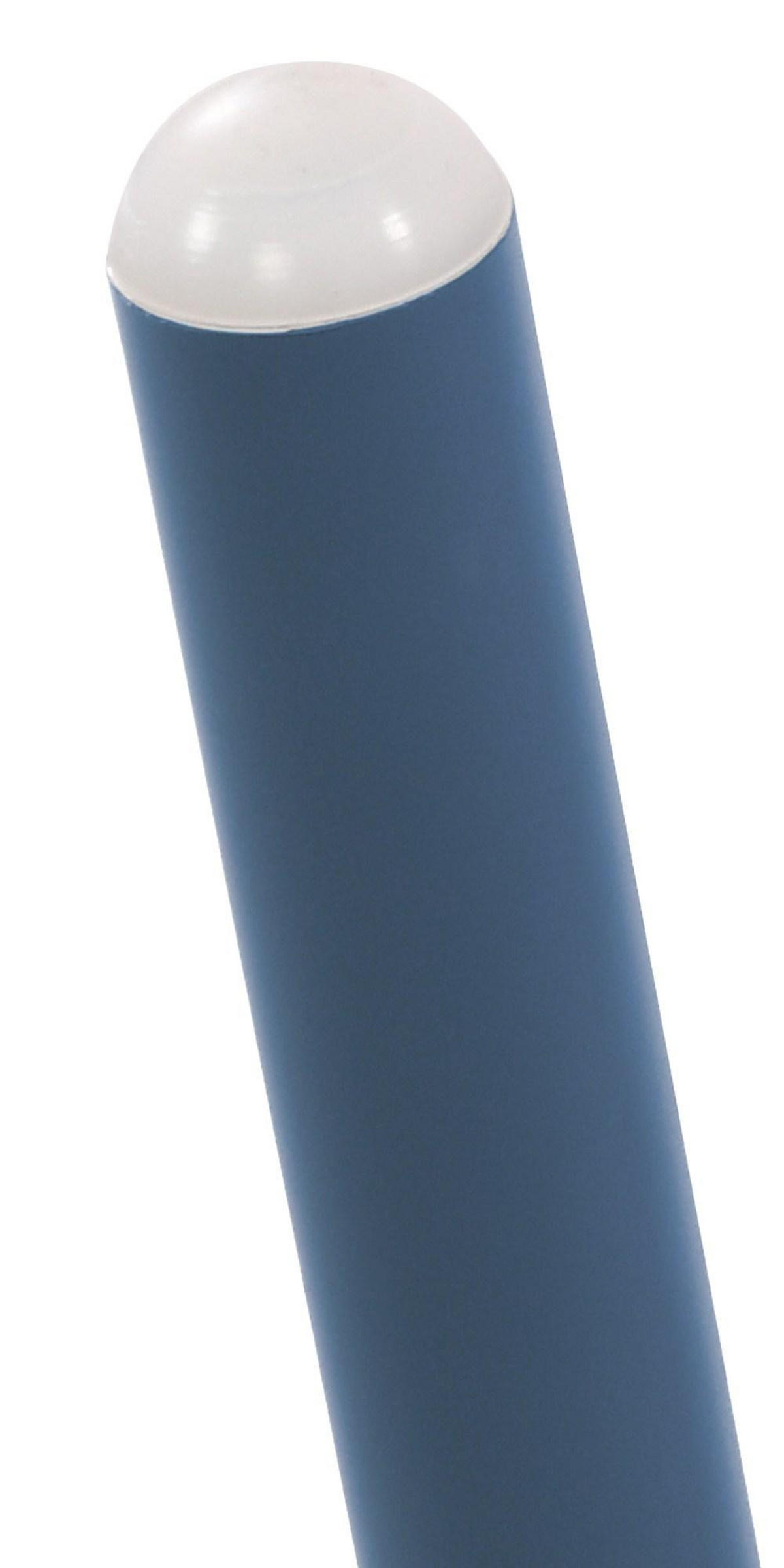 COUCHTISCH rund 60 cm Kunststoff blau - Blau, Kunststoff/Metall (60/60/45cm) - CLP