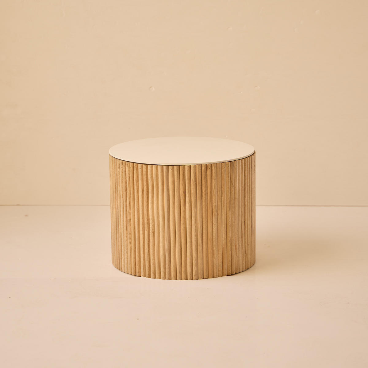 COUCHTISCH (2er set) Rund Braun 50 x 50 x 39 cm - Braun, Holz (50/50/38.5cm) - Nordlys