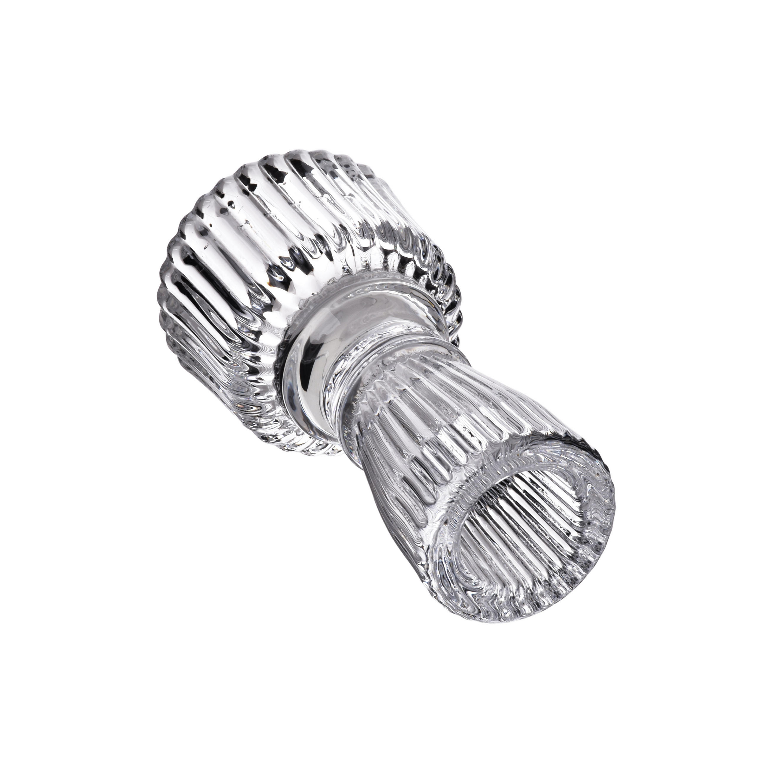KERZENHALTER Patricia Transparent 5/5/10 cm Glas - Transparent, Glas (5/10/5cm) - Mondex