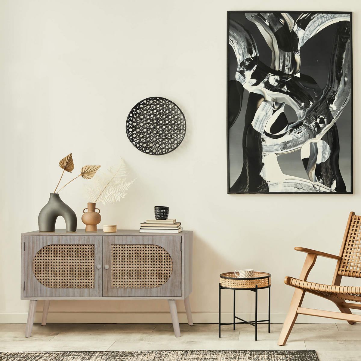 SIDEBOARD Braun 30/80/52 cm - Braun, Holzwerkstoff (30/52/80cm) - Mobili Rebecca