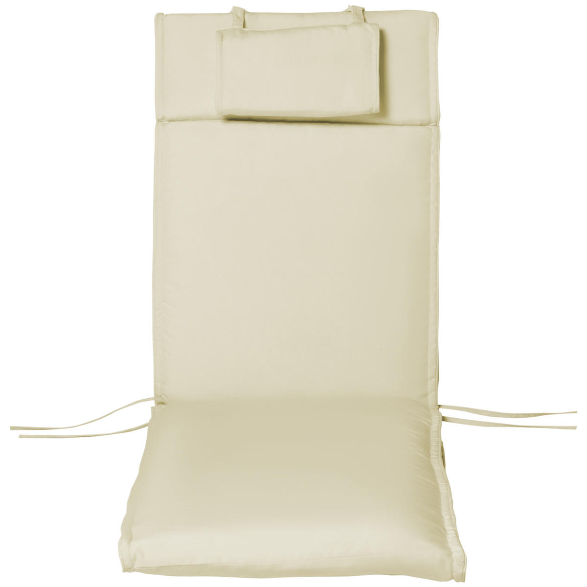LIEGENAUFLAGE Creme 198/53/5 cm - Creme, Textil (198/5/53cm) - PANGIVO