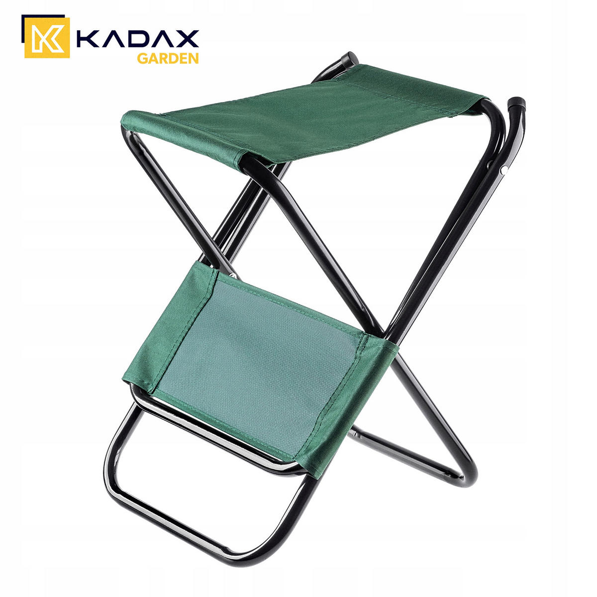 KLAPPSTUHL, Grün - Grün, Metall (35/43cm) - KADAX