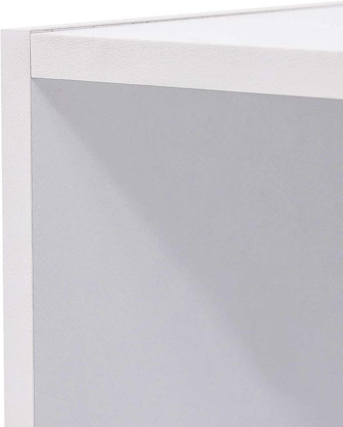 BÜCHERREGAL mit 6 Fächer, Holzwerkstoff, Weiß - Weiß, Holzwerkstoff (59.5/89/29cm) - Woltu