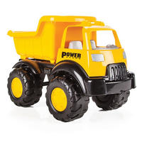 SPIELZEUGAUTO Spielzeug-Kipper 06522 49 x 31 x 26 cm, Kunststoff, Spielzeug LKW mit Anhänger (Kipper) - Gelb, Kunststoff (31/26/49cm) - Pilsan