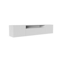 TV-SCHRANK Noe 200 cm, dreitürig, weiß - Weiß, Kunststoff (200/40/41cm) - Margaret Hadas24